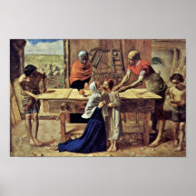 Jesus In His Parents' House Print