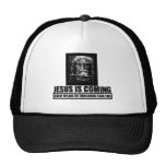 Jesus is coming atheist mesh hat