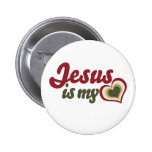Jesus is my Heart Button