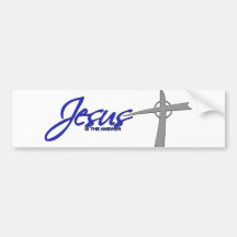 Jesus is the Answer Bumper Stickers