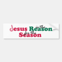 Jesus is the Reason Bumper Sticker