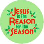 Jesus Is The Reason For The Season Acrylic Cut Out