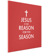 Jesus is the Reason for the Season Canvas Print