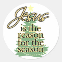 Jesus is the Reason for the Season, Christmas Sticker