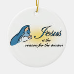 Jesus is the Reason for the Season Christmas Tree Ornaments