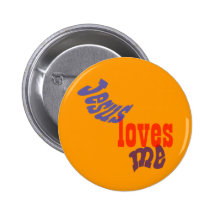 Jesus Loves Me Button