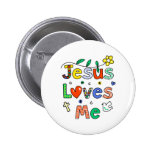 Jesus Loves Me Buttons