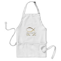 Jesus Loves You Aprons