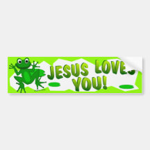 Jesus Loves You! Bumper Stickers