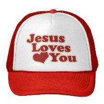Jesus Loves you for Christians Hats