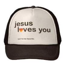 Jesus Loves You Mesh Hat