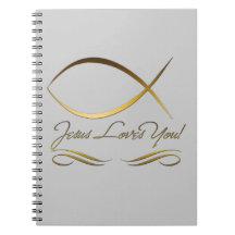 Jesus Loves You Spiral Notebooks