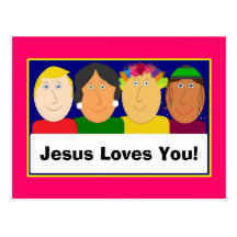 Jesus Loves You! Post Card