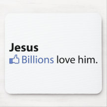 Jesus Mouse Pads