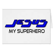 Jesus my superhero cards