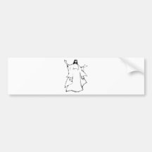 Jésus Noir Bumper Stickers