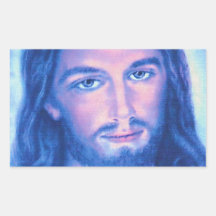 Jesus Rectangle Sticker