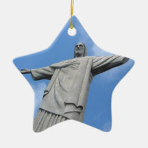 jesus rio christmas ornament