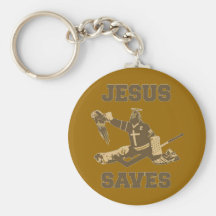 jesus saves key chain