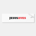 JESUSAVES BUMPER STICKERS