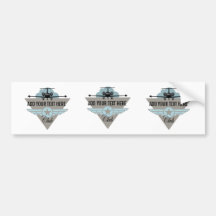 Jet Aeroplane Wing Club Bumper Sticker