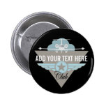 Jet Aeroplane Wing Club Pin