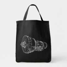Jet engine bags