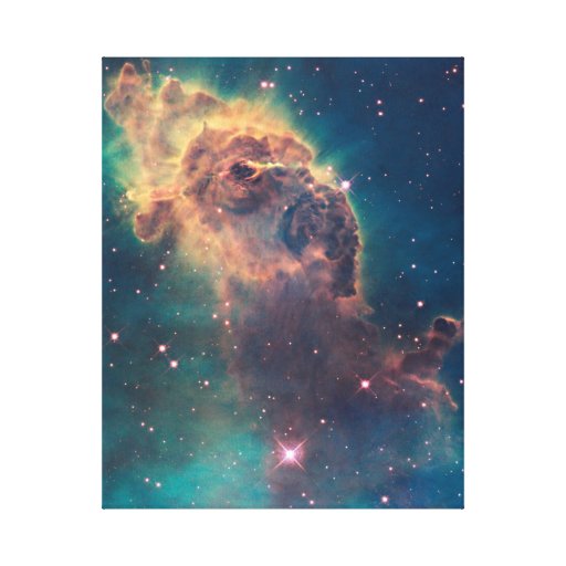 Jet in Carina Stretched Canvas Print
