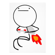 Jet Pack Guy Personalised Announcement