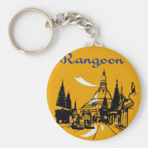 Jet Your Way to Rangoon Key Chains