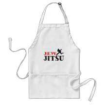 Jew Jitsu - Funny Jewish humour Aprons
