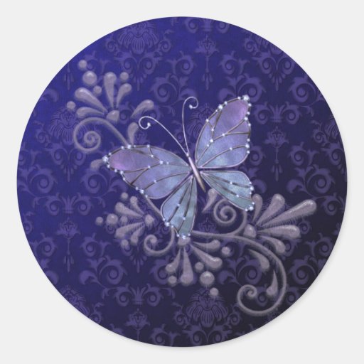 Jewel Butterfly Sticker