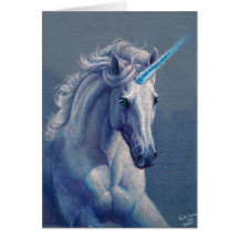 Jewel the Unicorn Greeting Card