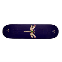 Jewelled Dragonfly Skateboard