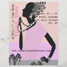 Jewellery Fashion Trunk Show Personalised Flyer