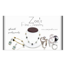 jewellery retail business card