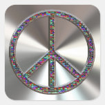Jewels Peace Sign Stickers
