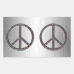 Jewels Peace Signs Stickers