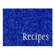 Jewels - Sapphire Recipe Card Postcard