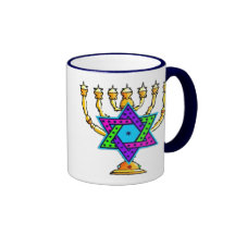 Jewish Candlesticks Coffee Mug