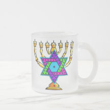 Jewish Candlesticks Coffee Mugs