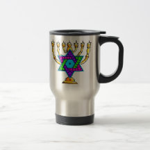 Jewish Candlesticks Mugs