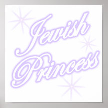 Jewish Princess lavender Poster