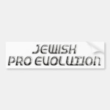 Jewish Pro Evolution Bumper Stickers