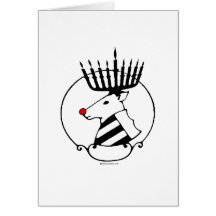 Jewish Rudolph Greeting Cards