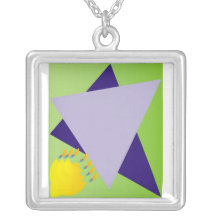 Jewish Star Menora Personalised Necklace