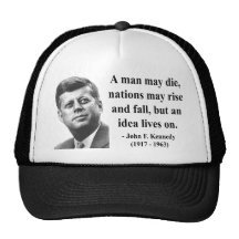 JFK Quote 4b Mesh Hat