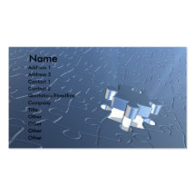 Jigsaw business card design