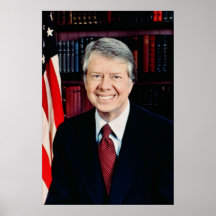 Jimmy Carter US president Poster