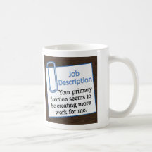 Job Description Coffee Mugs